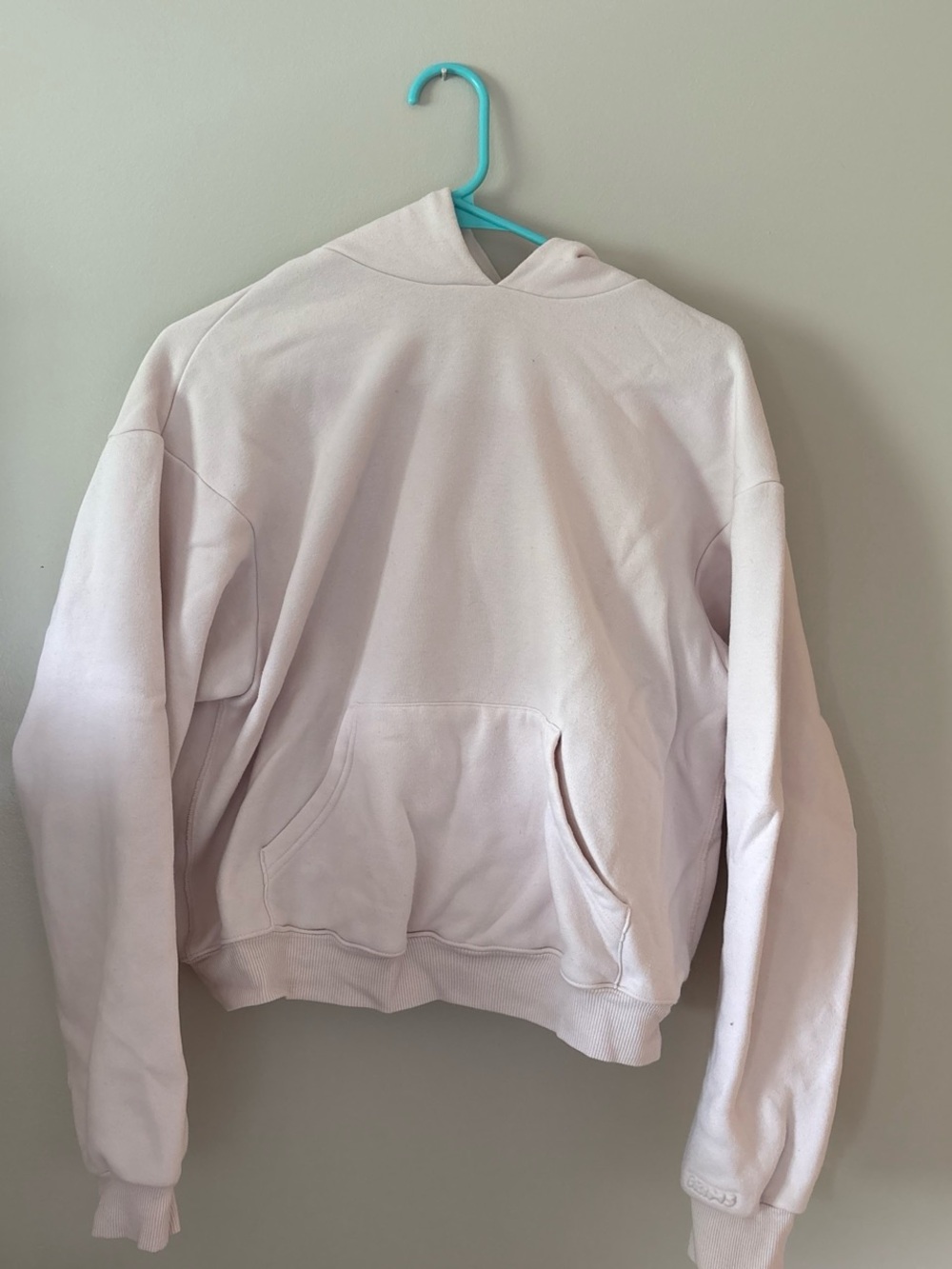 SKIMS Light Pink Hoodie Sweatshirt